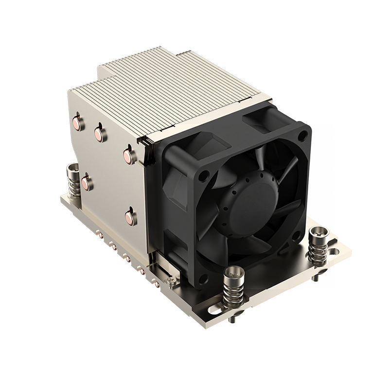 Support SP3 AMD 2UP23 Multi-platform CPU Cooler Radiator 5 Heat Pipe Copper Bottom 2U Server for Computer Case TDP 320W