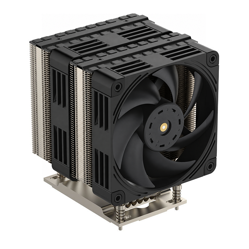 New SP3 COOLSERVER CPU Server Radiator 4U Double Tower Dual Fan 6 Heat Pipe Silent Air Cooling