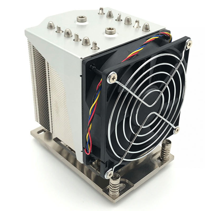 COOLSERVER SP3 4UP42 AMD Multi-platform Radiator 4U 6 Heat Pipe Server Air CPU Cooler Cooling Fan Pure Copper Bottom TDP 300W