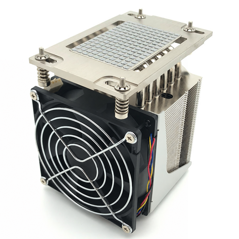 COOLSERVER SP3 4UP42 AMD Multi-platform Radiator 4U 6 Heat Pipe Server Air CPU Cooler Cooling Fan Pure Copper Bottom TDP 300W