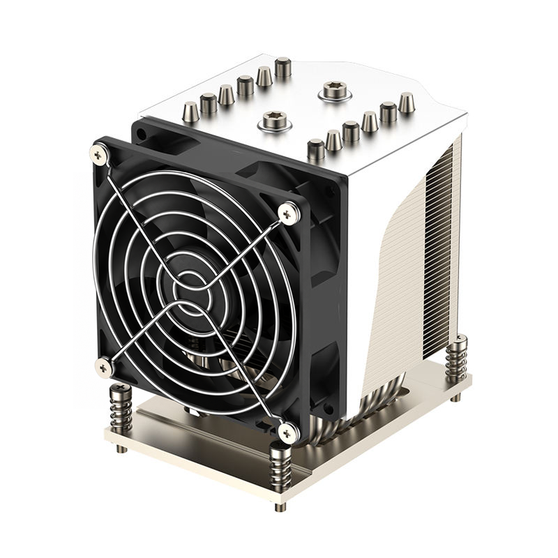 COOLSERVER Ampere Altra LGA4926 4U A83 CPU Heatsink 6 Heat Pipes Two Ball Bearing Low Noise TDP 300W Copper Computer Case