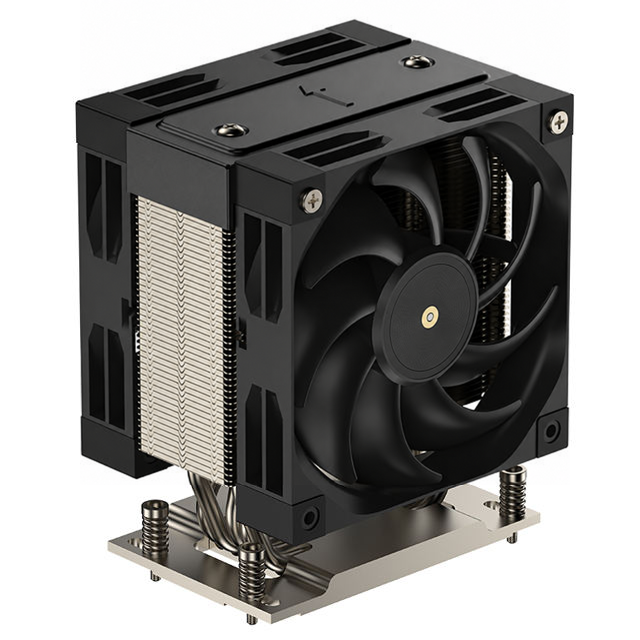 COOLSERVER for SP3 4U M97 PRO Server Radiator CPU Air Cooler 5 Heat Pipe Two Ball Bearing Copper Aluminum 32dBA Deep Cooling