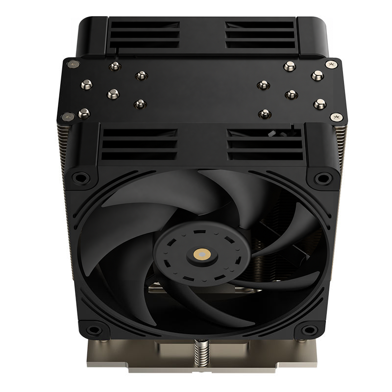 COOLSERVER SP5 4UM98 CPU Cooler Dual Fan 6 Heat Pipes Silent Air Cooling PWM Fan Speed Control for 4U Server TDP 400W