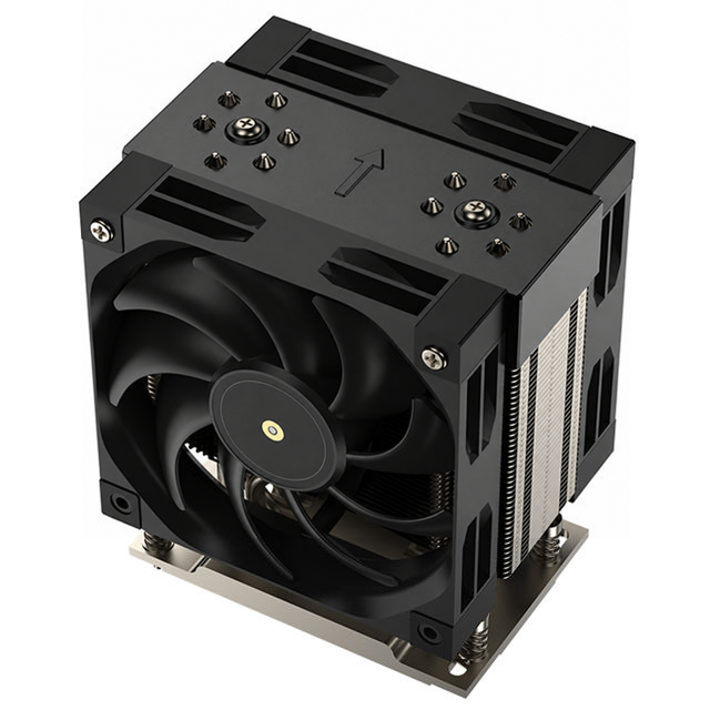COOLSERVER CS-SP6-4UM98 PRO for SP6 4U M98 Desktop Server CPU Cooler 6 Heat Pipe Low Noise Copper & Aluminum Heatsink TDP 410W