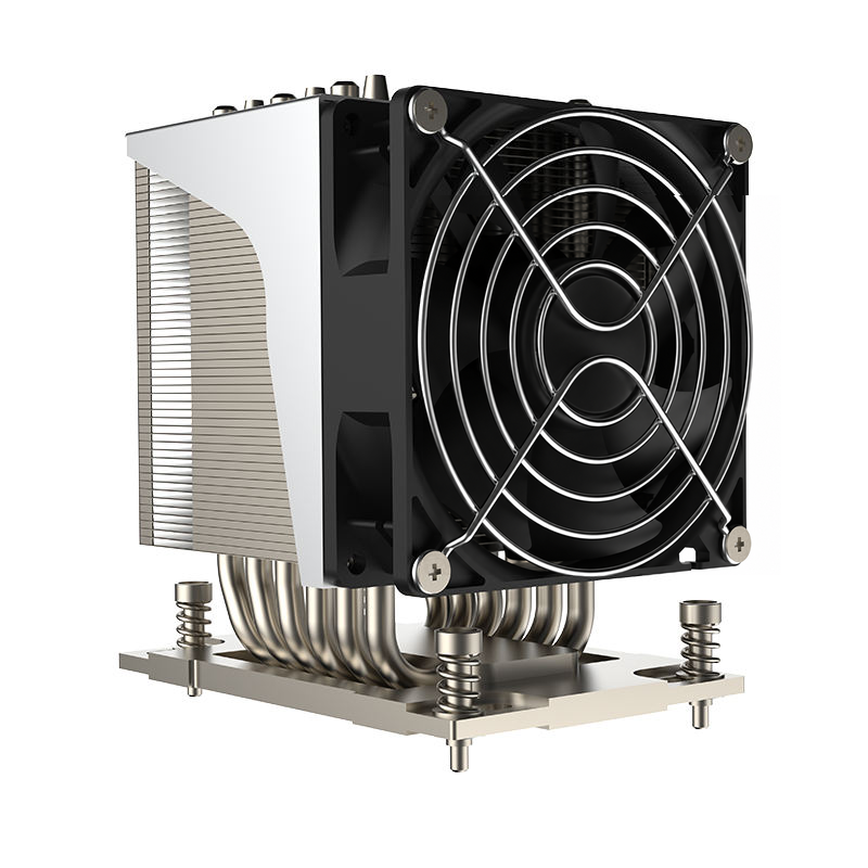 COOLSERVER T42 4U Server AMD SP6 CPU Heat Sink 6 Heat Pipe Computer Copper Bottom for 4u Server New CPU Fan