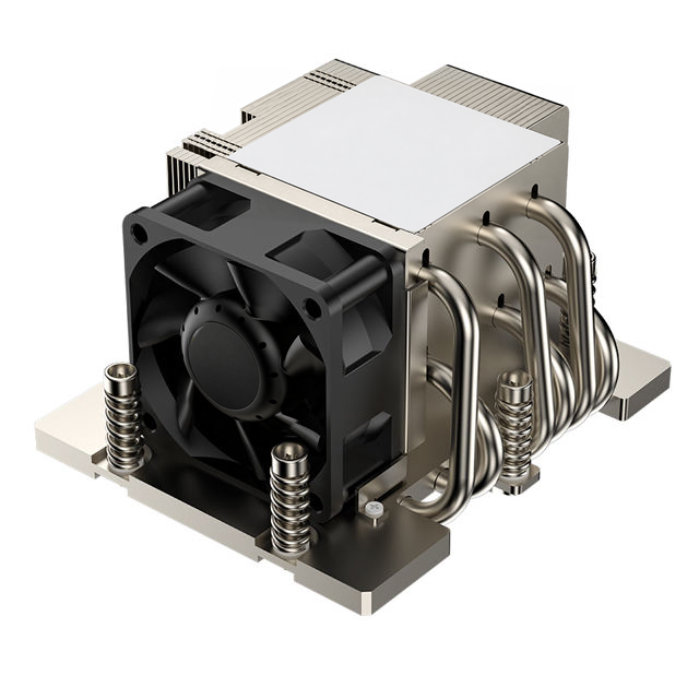 COOLSERVER SP7 2US22 Server CPU Cooler 6 Heat Pipes Copper Bottom Two Ball Bearing PWM Fan Speed Control for SP7 Motherboard