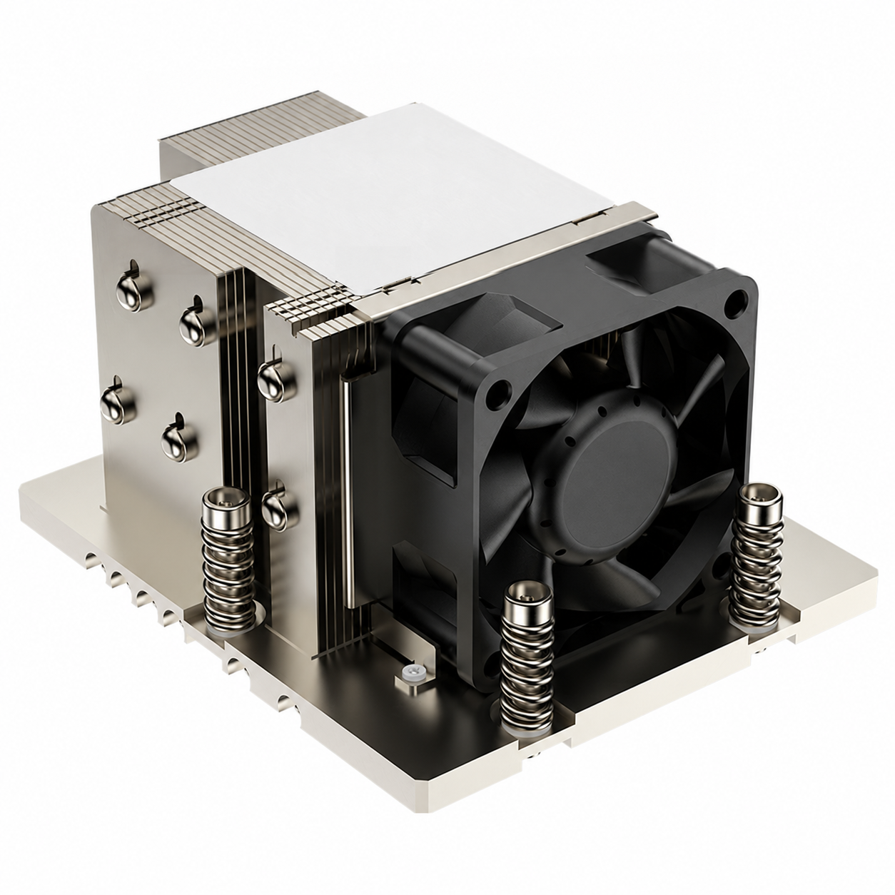 COOLSERVER SP7 2US22 Server CPU Cooler 6 Heat Pipes Copper Bottom Two Ball Bearing PWM Fan Speed Control for SP7 Motherboard