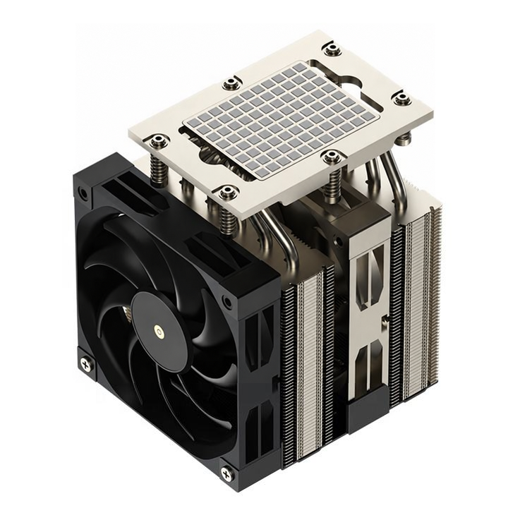 COOLSERVER SP8 4UM99 PRO Heatsink for 6 Heat Pipes Copper Aluminum Two Ball Bearing 12V DC PWM Fan Computer Case TDP 450W