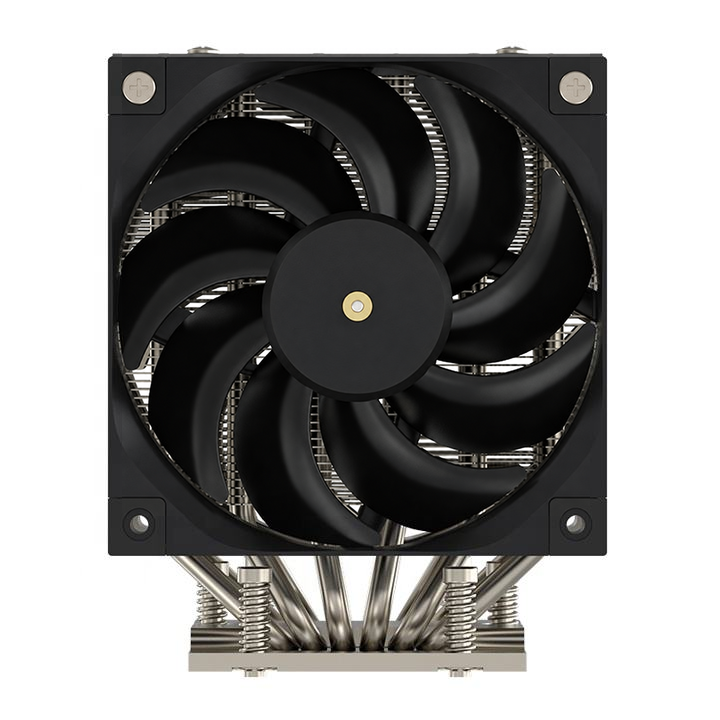 COOLSERVER SP8 4UM99 PRO Heatsink for 6 Heat Pipes Copper Aluminum Two Ball Bearing 12V DC PWM Fan Computer Case TDP 450W