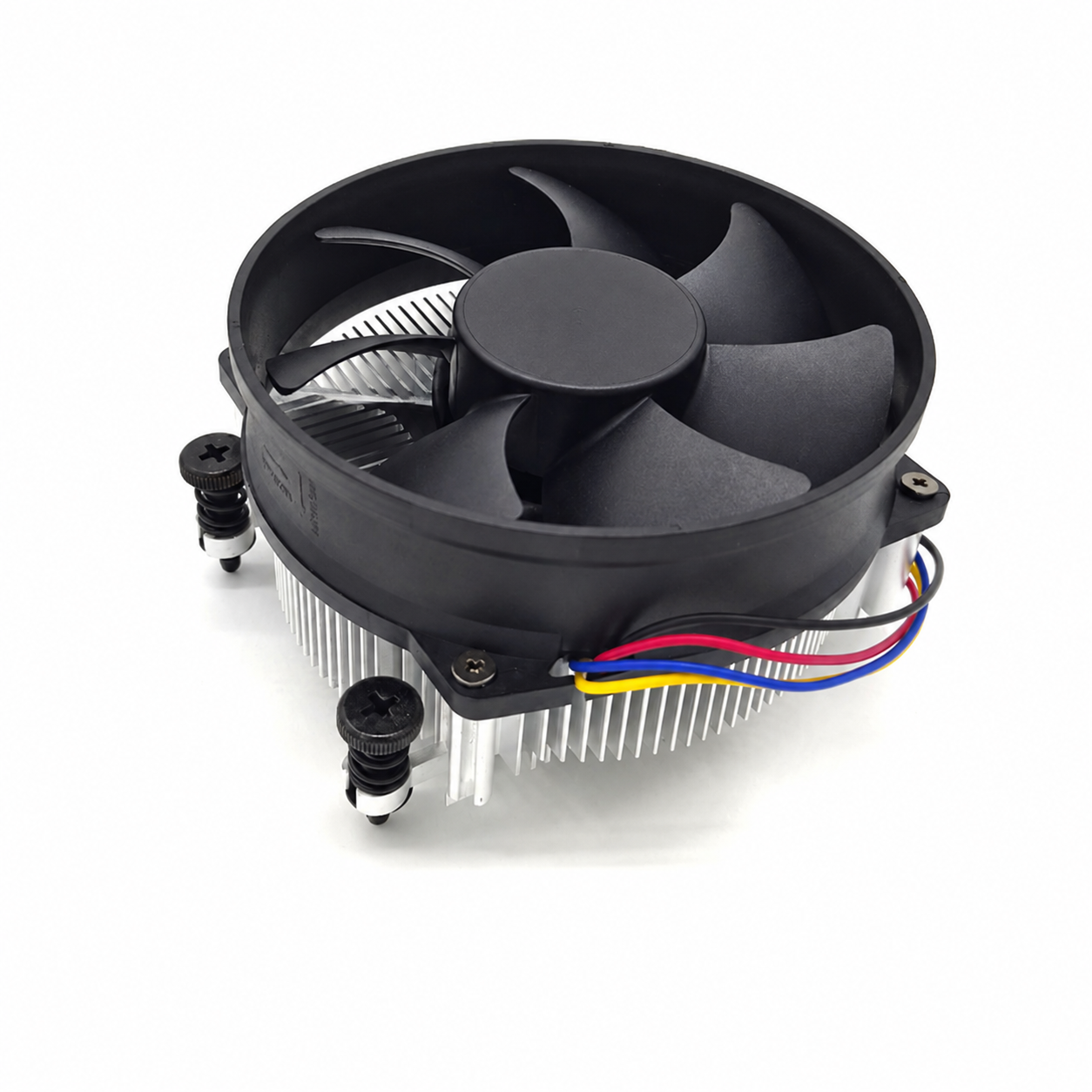 COOLSERVER LGA 115X CPU Heatsink Silent Computer Case 4Pin Pure Copper Aluminum 120W 5000RPM Two Ball Bearing