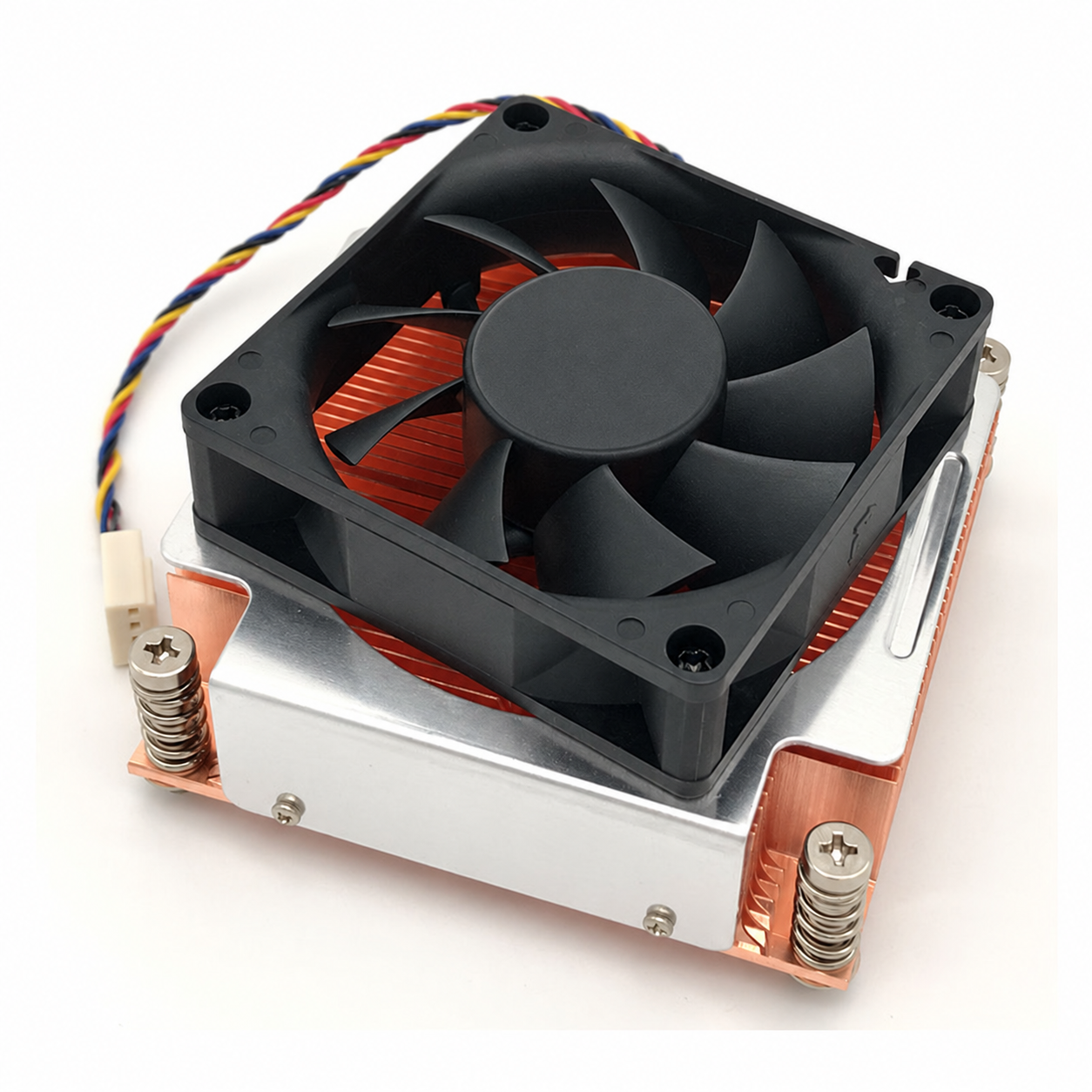 LGA1700/2011/1155/1151/1156 Desktop Computer Cpu Radiator Temperature Control Fan Multi-platform Pure Copper Tube air Cooling