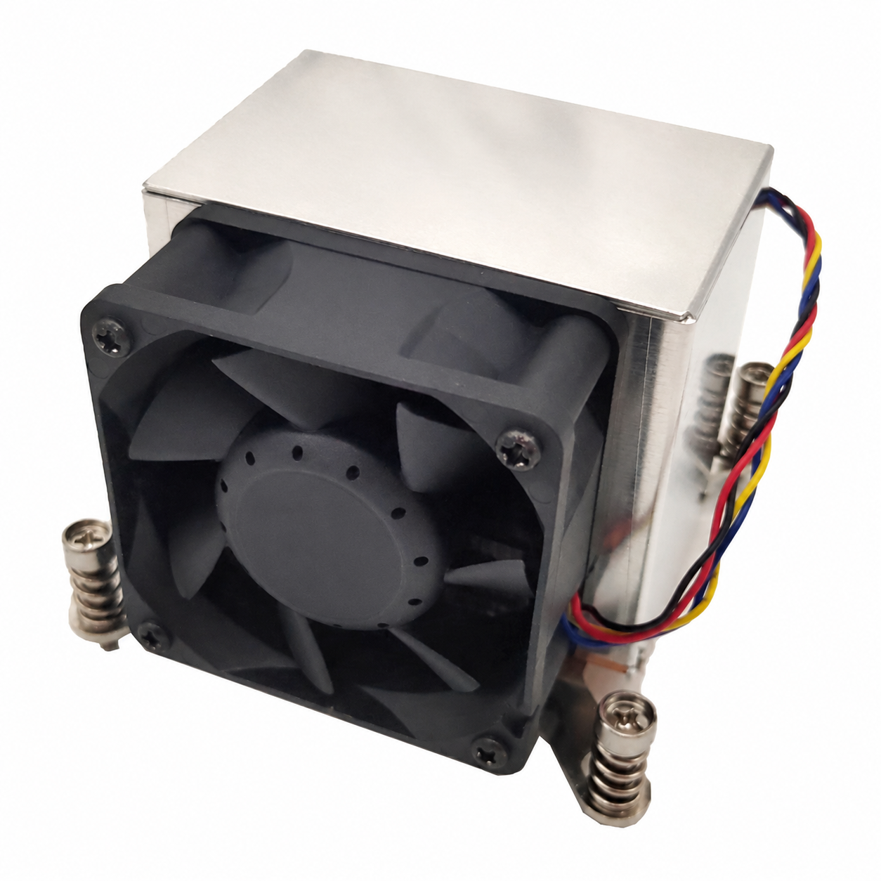 COOLSEVER CS-115X-2U6CA 115X Active Desktop CPU Cooler 12V Pure Copper Air Cooling Heat Sink 4Pin Double Ball Bearing 95W