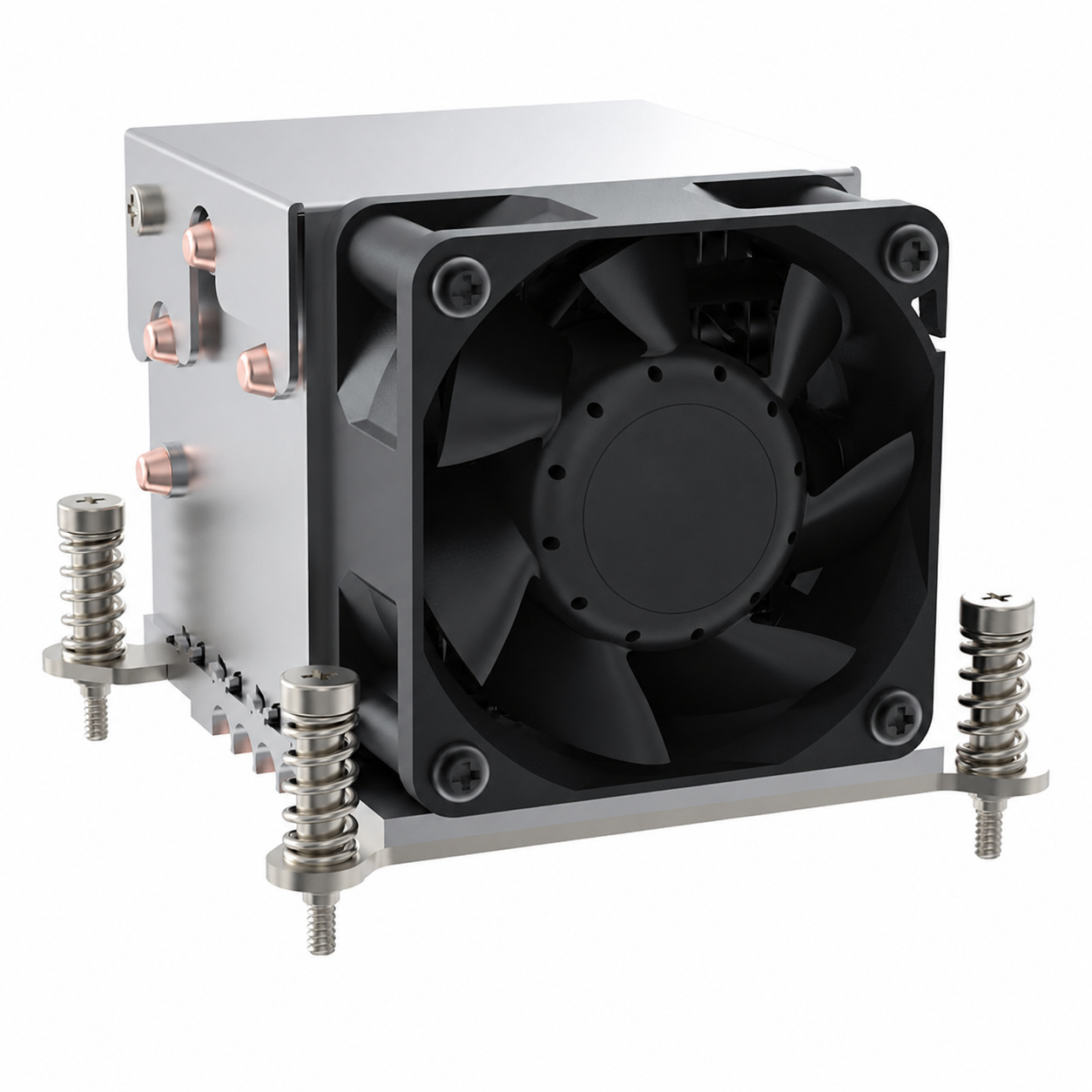 COOLSERVER 115X 1155 1151 Active Desktop Server CPU Cooler Radiator Fan Pure Copper LED Air Cooling Heat Sink for Computer Case