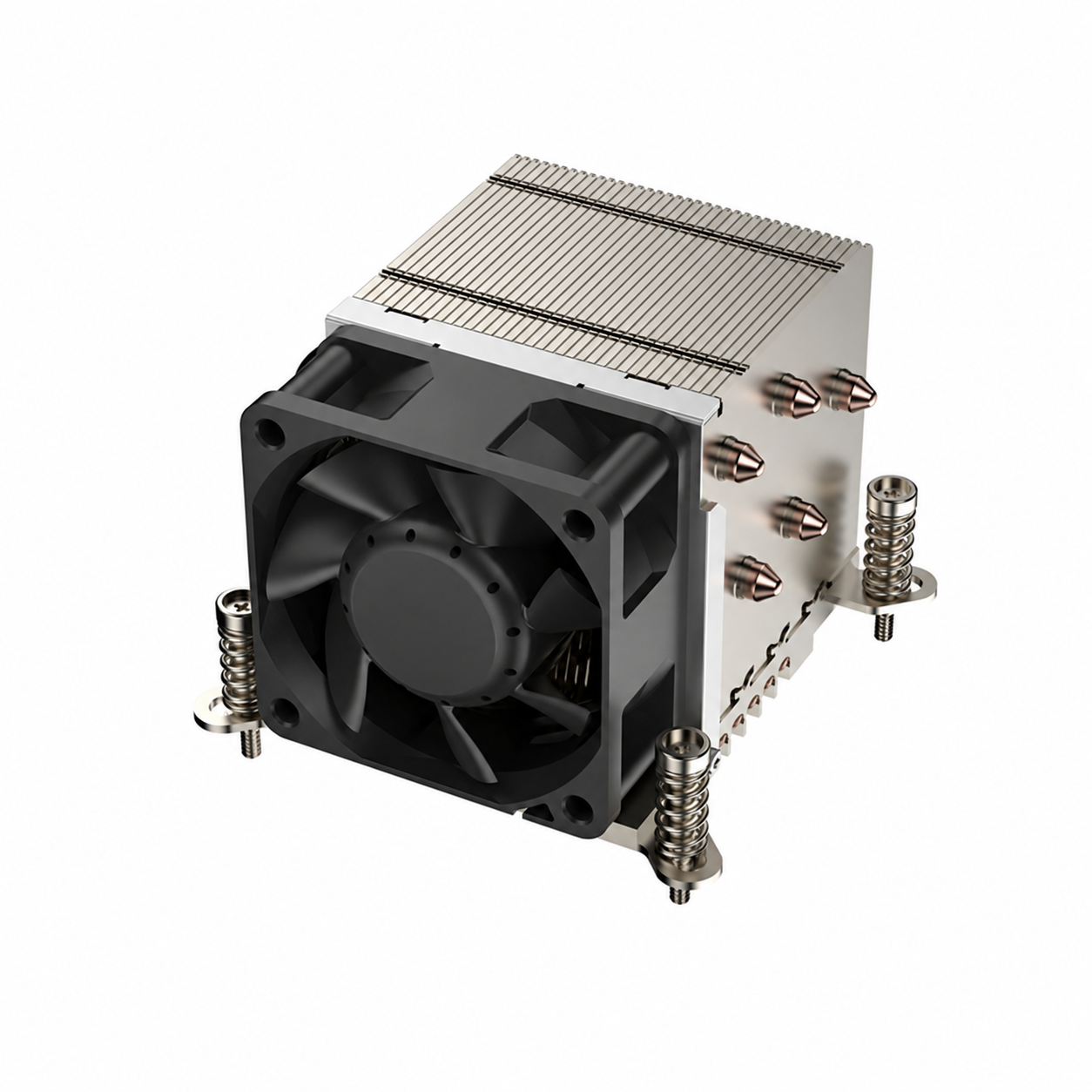COOLSERVER CS-115X-2UR65 12V Copper Aluminum Thin Heat Sink Silent Two Ball Bearing Radiator CPU Air Cooler Computer Case Fan