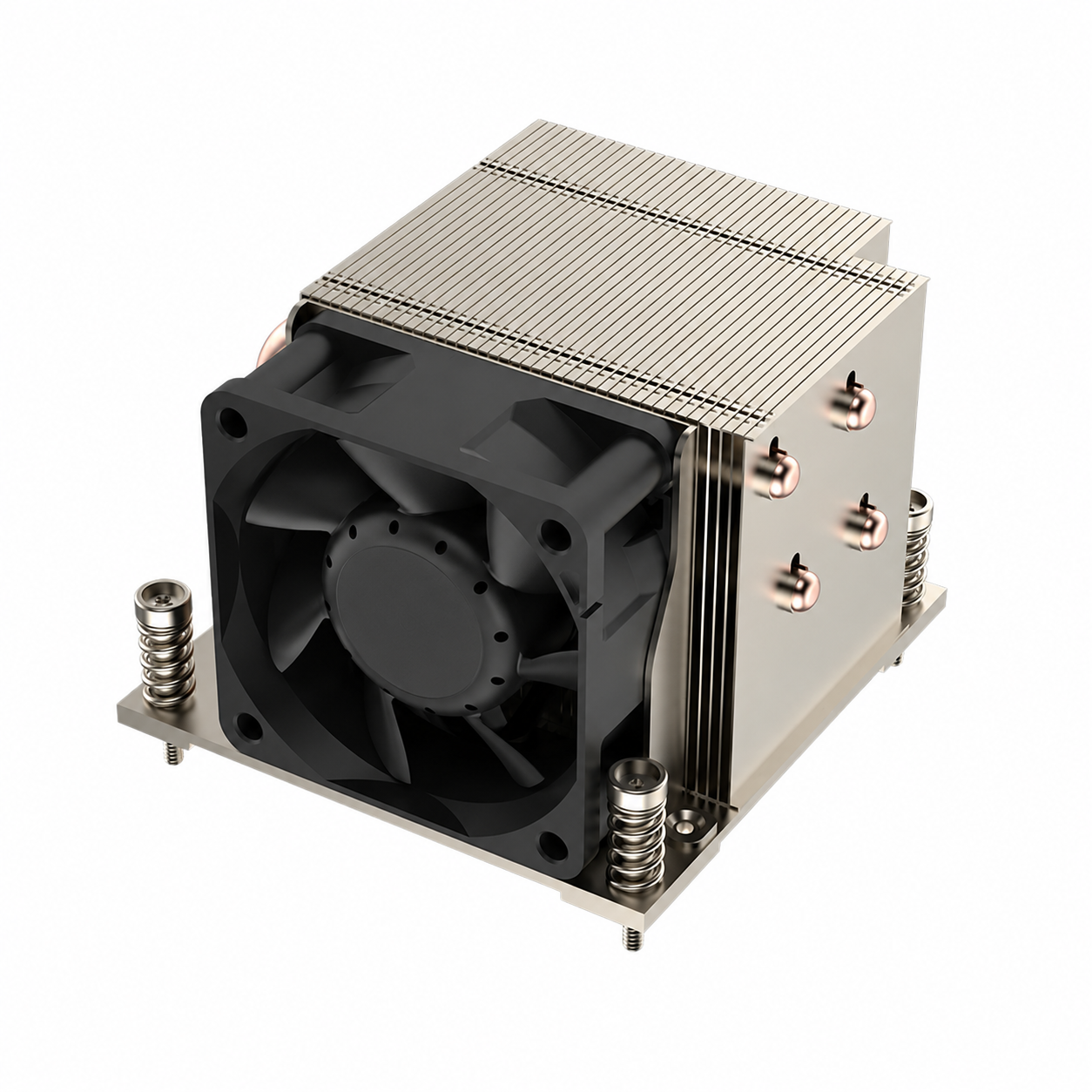 COOLSERVER Active Desktop CPU Cooler 115X 1155 1151 Connector 12V Radiator Fan Pure Copper Air Cooling Heat Sink TDP180W