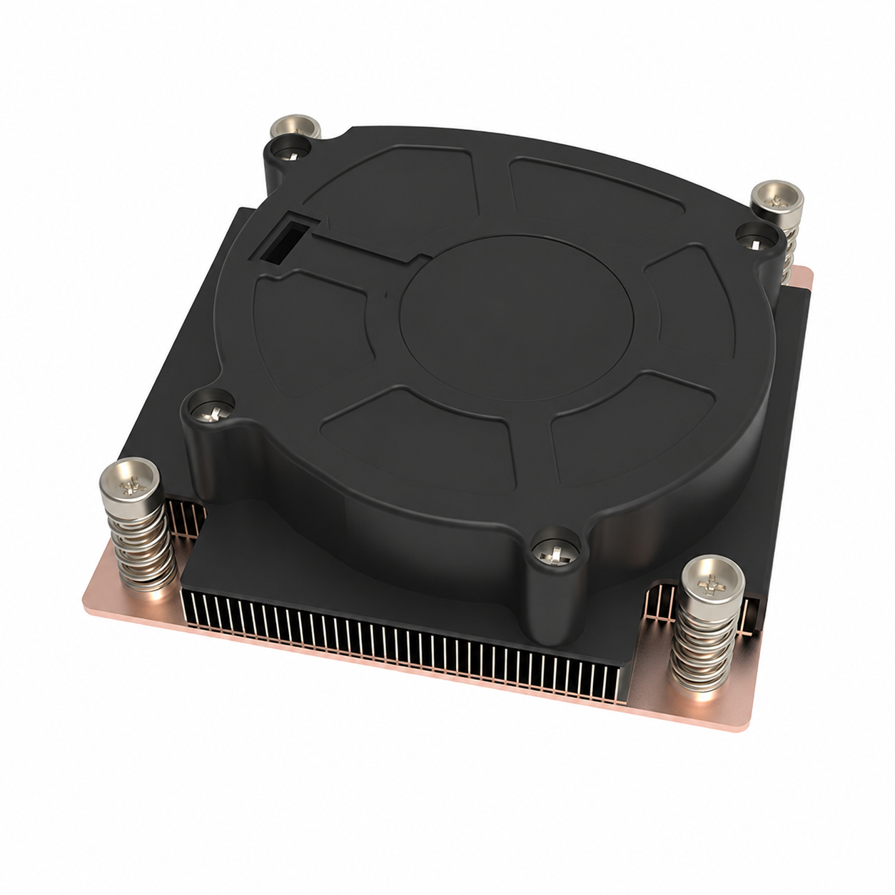 COOLSERVER 1700 Pure Copper Thin Heat Sink New Air Cooling Thermal Paste 4Pin Connector 3Pin PWM for Intel CPU Server Fan