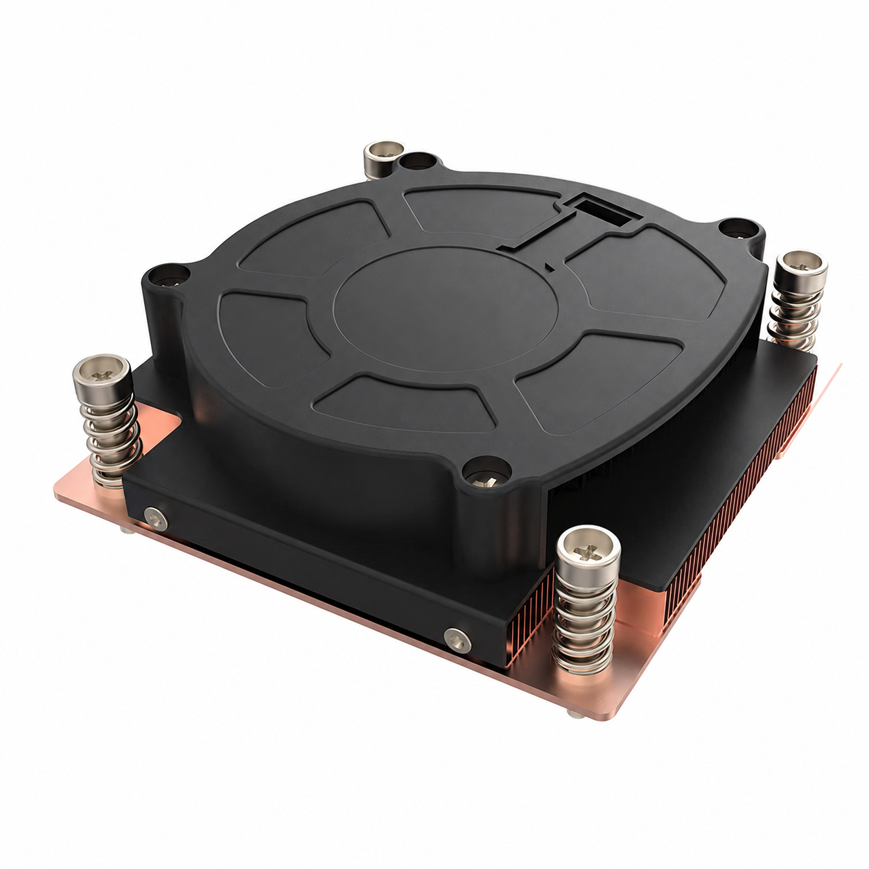 COOLSERVER 1700 Pure Copper Thin Heat Sink New Air Cooling Thermal Paste 4Pin Connector 3Pin PWM for Intel CPU Server Fan