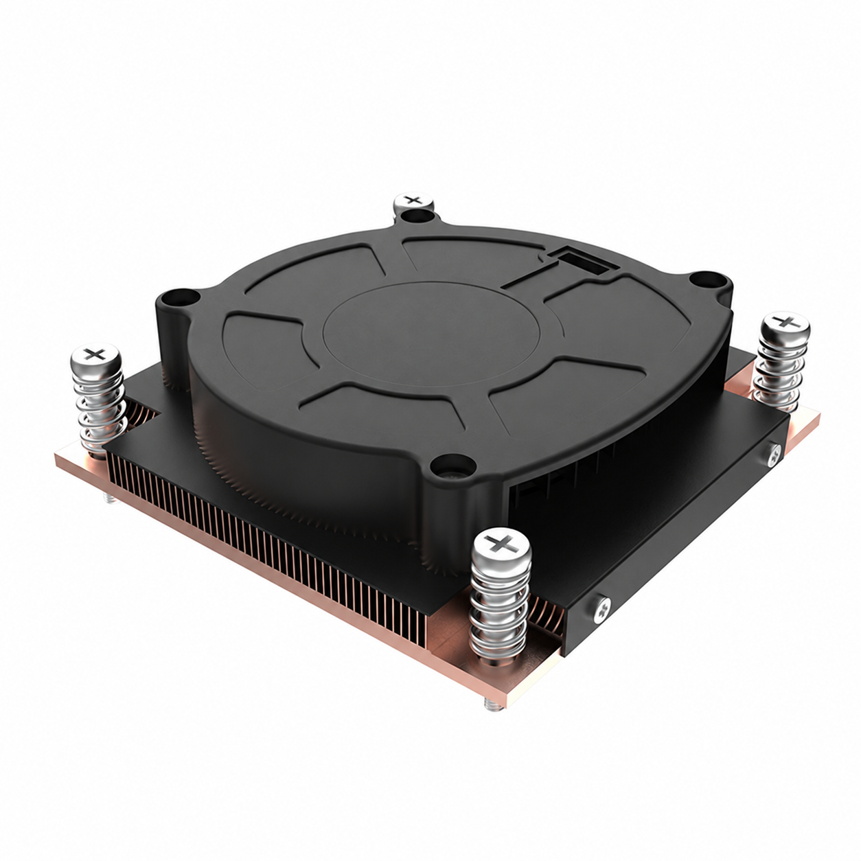 LGA1700 Thin Shovel Desktop Computer Cpu Server Radiator Fan Pure Copper New Air-cooled Blower