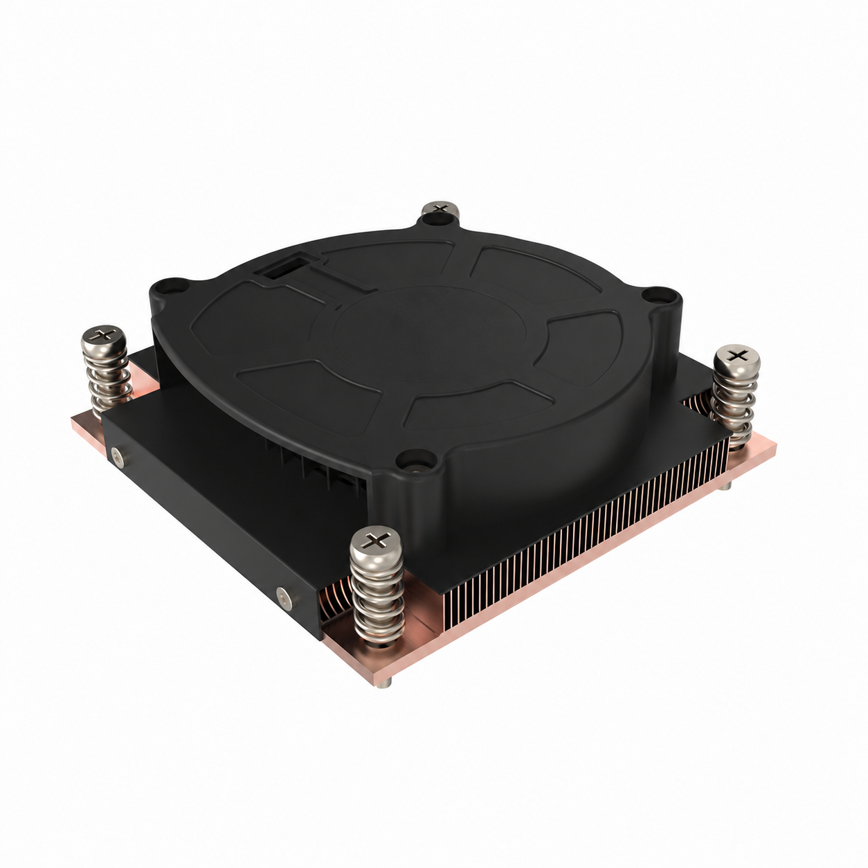 LGA1700 Thin Shovel Desktop Computer Cpu Server Radiator Fan Pure Copper New Air-cooled Blower
