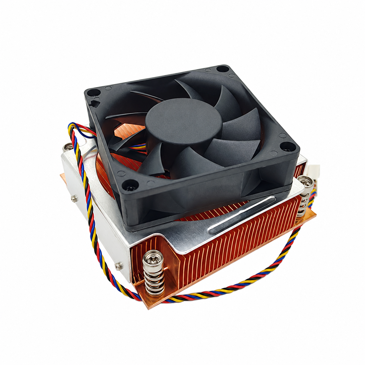 LGA1700 2U3C 12th Generation Intel Platform CPU Leopard Copper Shovel Teeth PWM Speed Control Air Laptop Radiator Fan Heat Sink