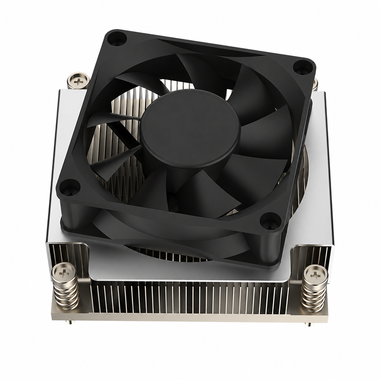 COOLSERVER LGA1700 2U3CA 12th Generation CPU Server Radiator Pure Copper Shovel Teeth Heat Sink Temperature Control Fan