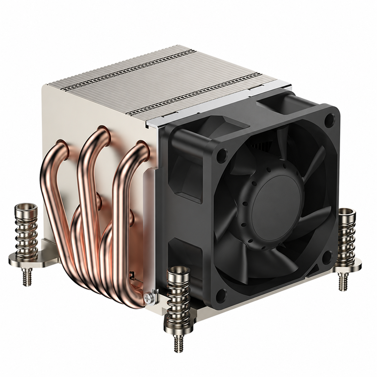 COOLSERVER 1700-2UR65 LGA1700 CPU Type 5 Heat Pipe High-Power Copper Aluminum Server Radiator Air Cooler for 2U Sever TDP 220W