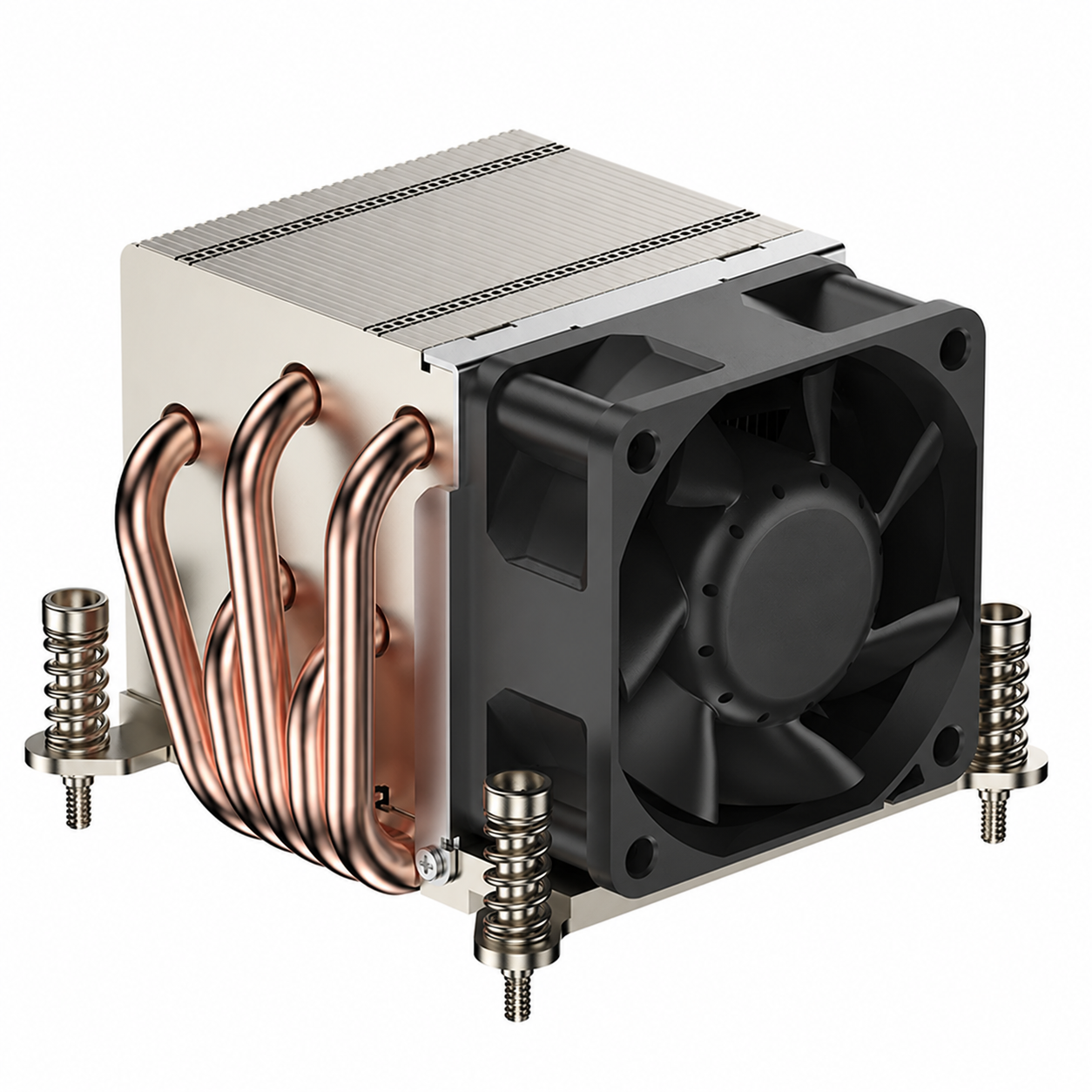 COOLSERVER 1700-2UR65 LGA1700 CPU Type 5 Heat Pipe High-Power Copper Aluminum Server Radiator Air Cooler for 2U Sever TDP 220W