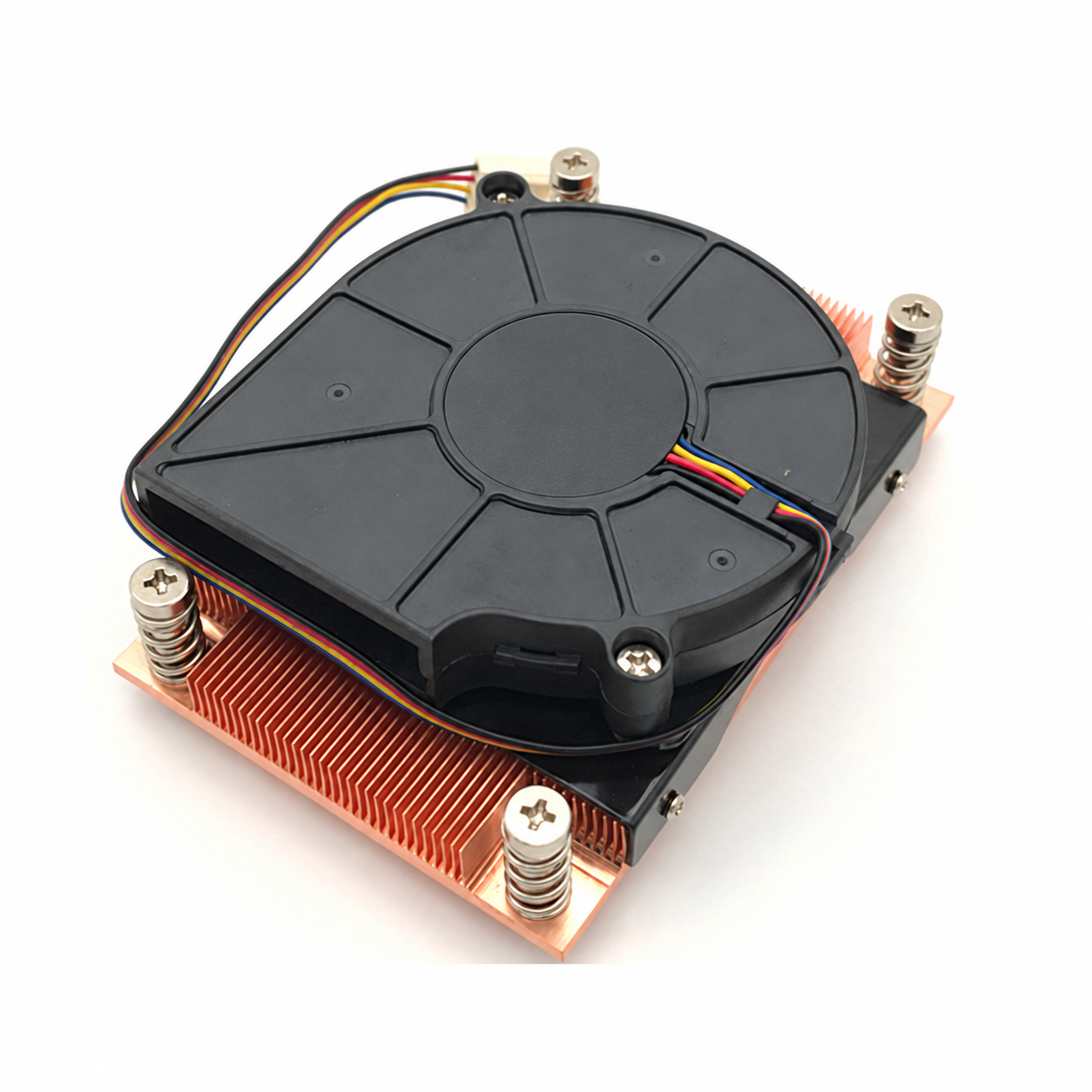 COOLSERVER LGA2011 CS-2011-1U3C-NP Computer Case Air Cooler CPU Server Silent Two Ball Bearing Copper Aluminum Fan Radiator 95W