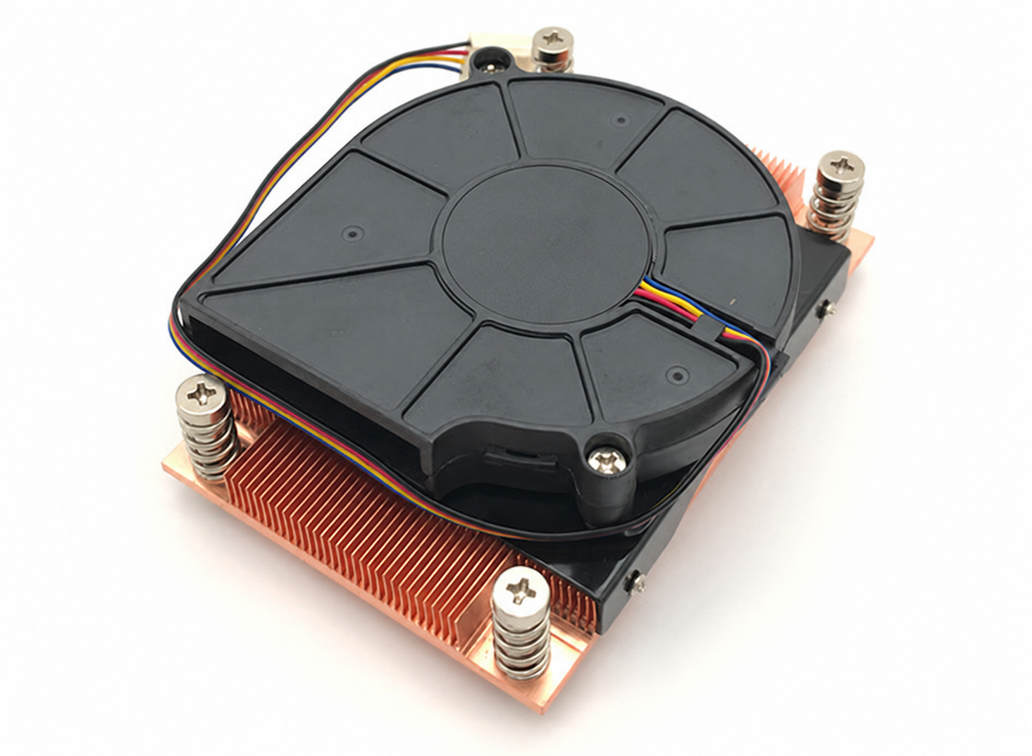 COOLSERVER LGA2011 CS-2011-1U3C-NP Computer Case Air Cooler CPU Server Silent Two Ball Bearing Copper Aluminum Fan Radiator 95W