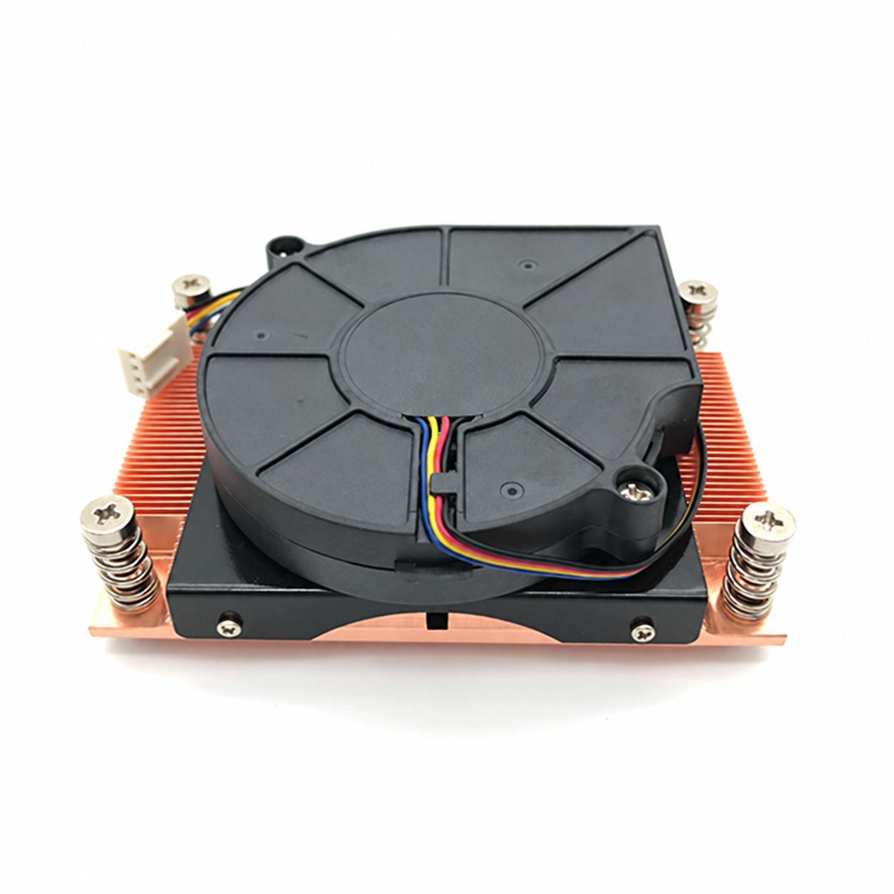 COOLSERVER LGA2011 CS-2011-1U3C-NP Computer Case Air Cooler CPU Server Silent Two Ball Bearing Copper Aluminum Fan Radiator 95W