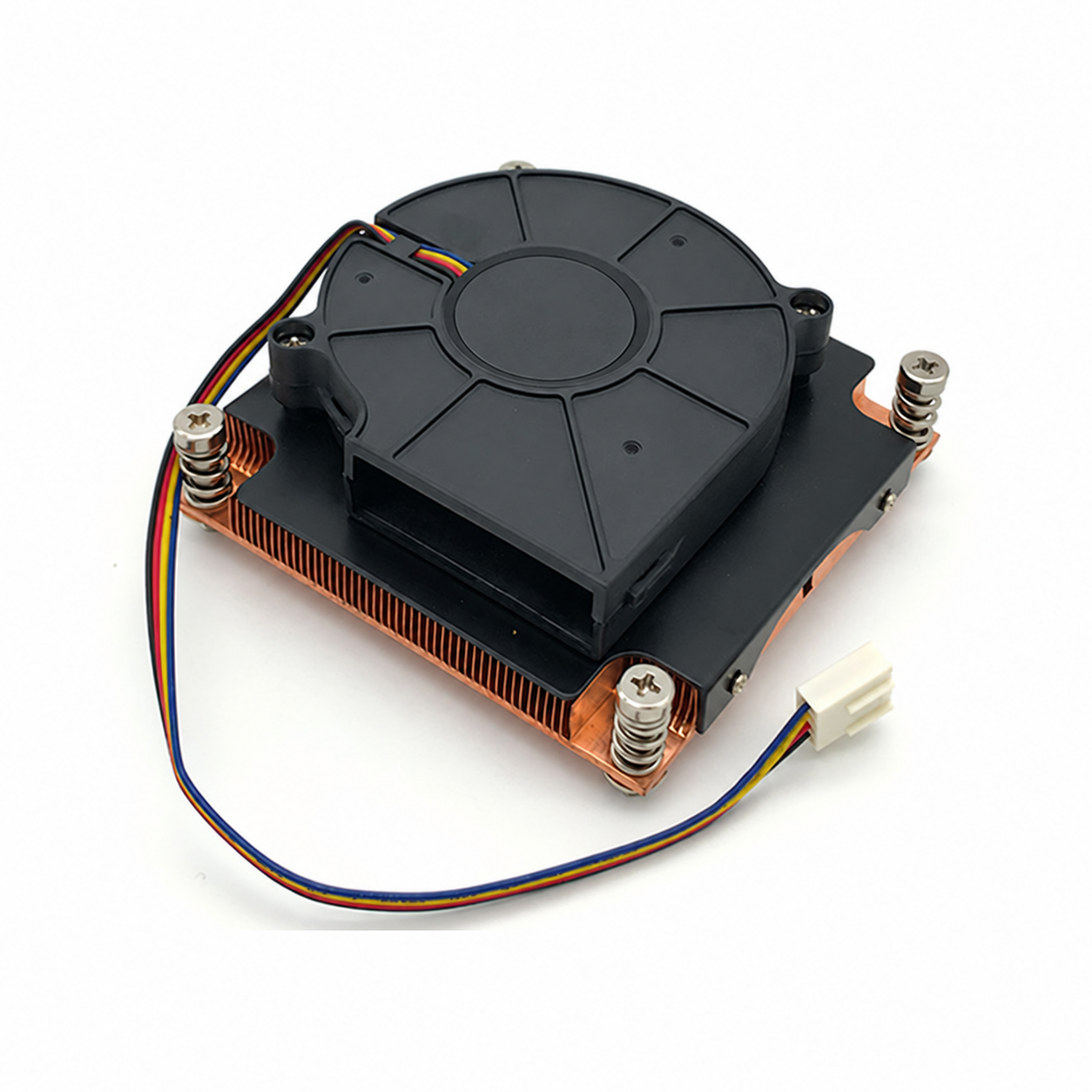 COOLSERVER LGA2011 1U3C 110W TDP Silent CPU Cooer Cooling Fan with Copper & Aluminum Heatsink for Computer Case Server