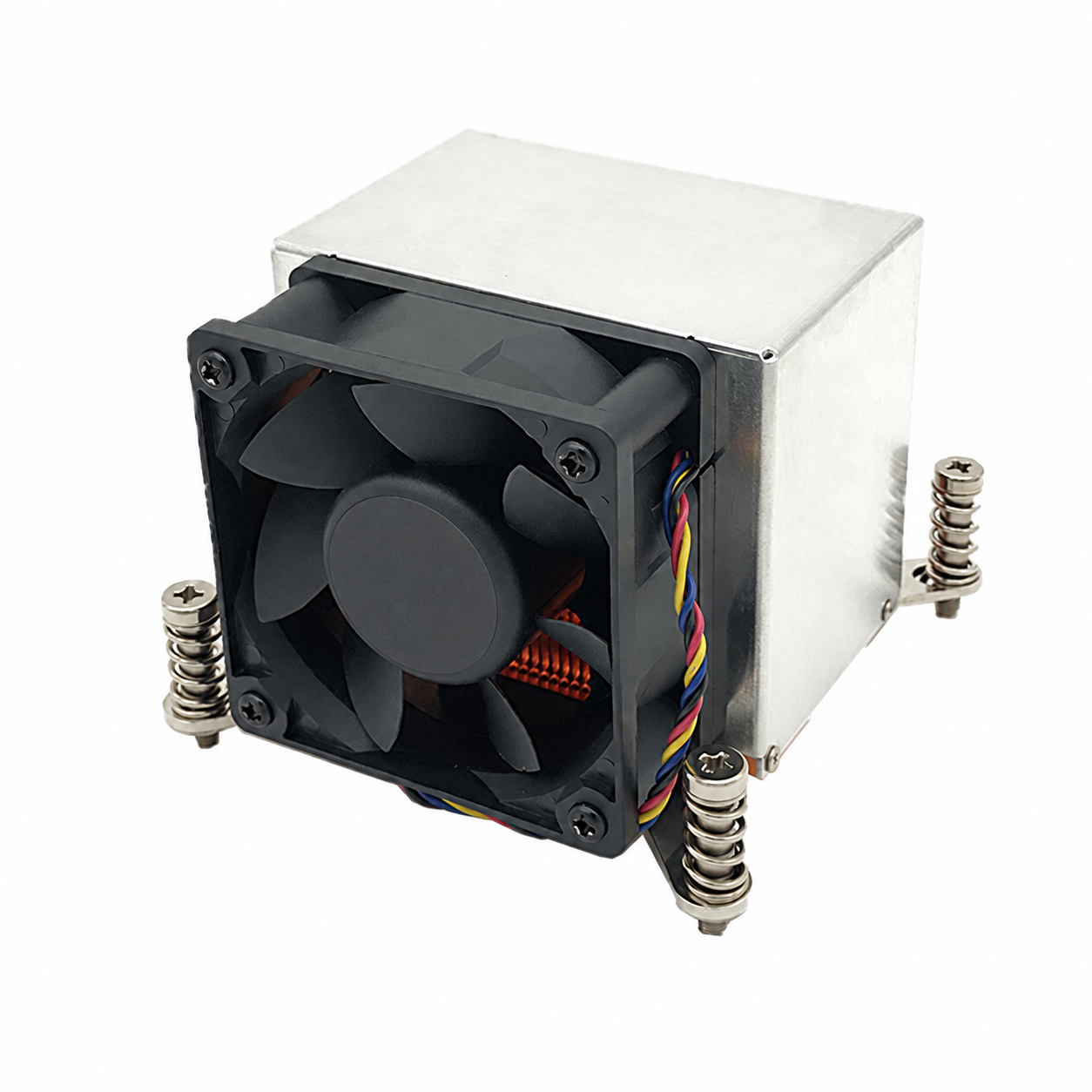 COOLSERVER LGA2011 2U6C-S Computer Case Air Cooler CPU Cooling Silent Two Ball Bearing Copper Aluminum Fan 110W 52dBA