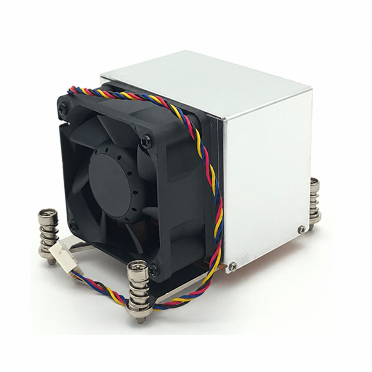 COOLSERVER LGA2011 CS-2011-2U6CA-N Computer Case Air Cooler CPU Silent Two Ball Bearing Copper Aluminum Fan Radiator 95W 12V