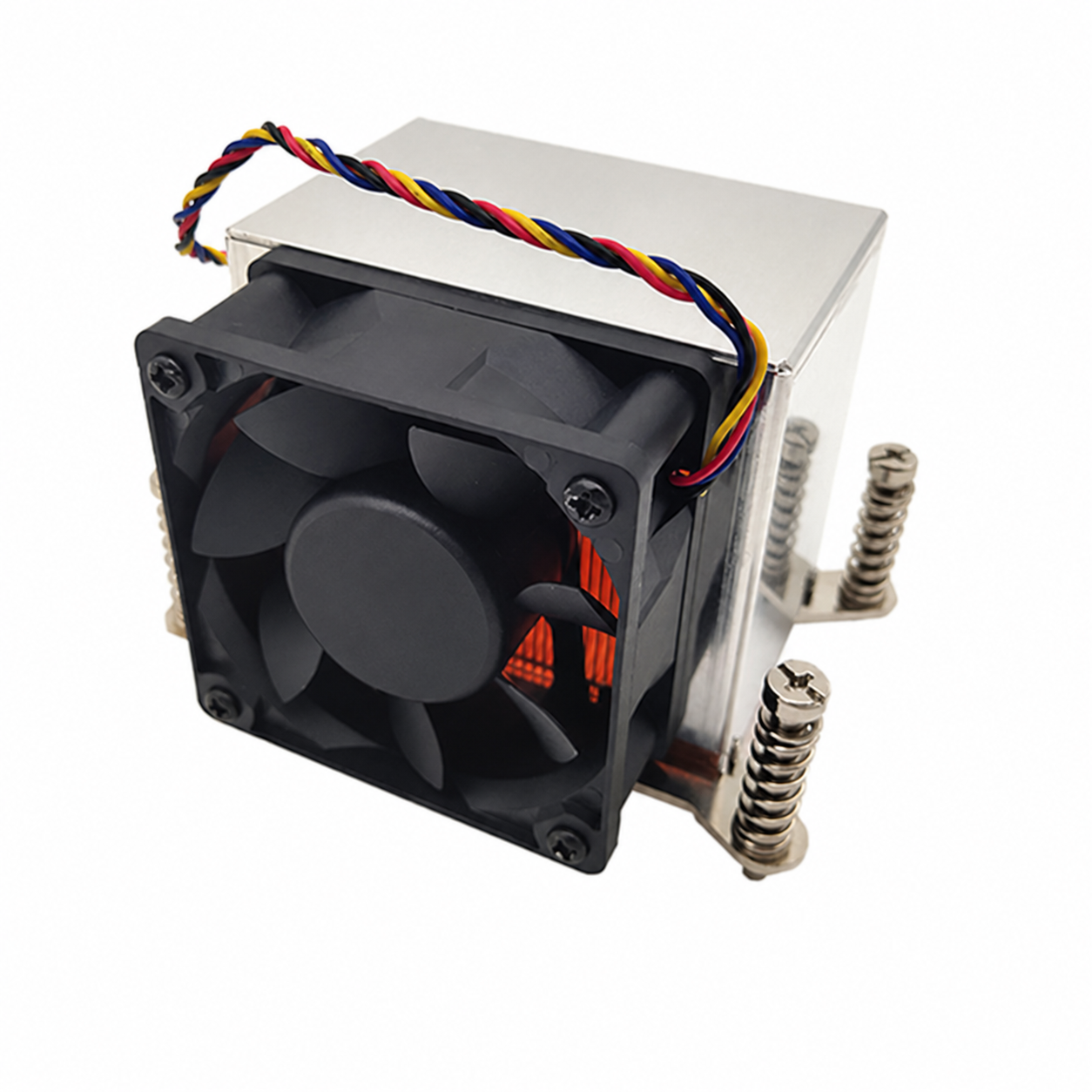 COOLSERVER LGA2011 CS-2011-2U6CA-N Computer Case Air Cooler CPU Silent Two Ball Bearing Copper Aluminum Fan Radiator 95W 12V