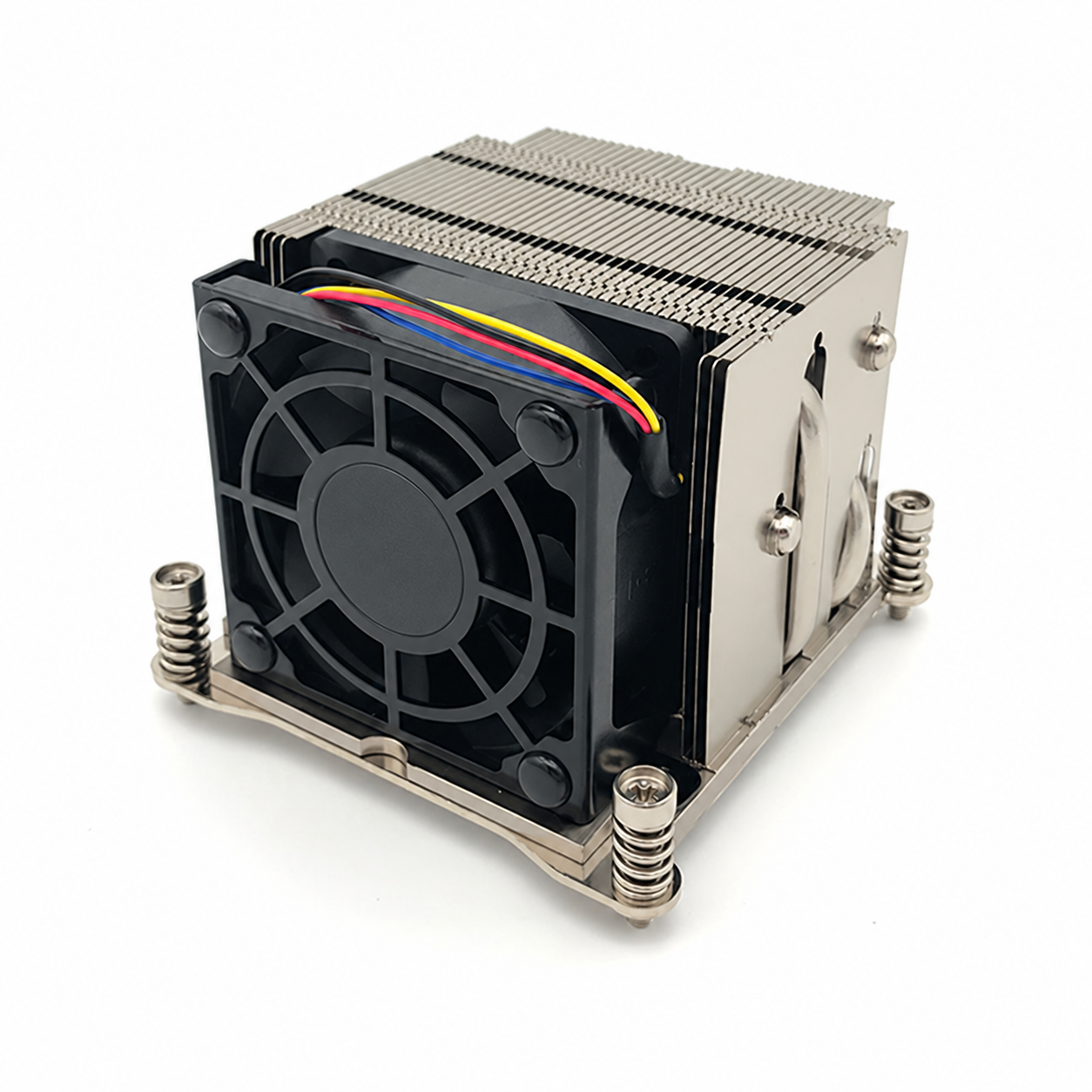 COOLSERVER LGA20112UR15-S CPU Cooling Air Cooler with Silent Two Ball Bearing Fan for Computer Case 155W TDP