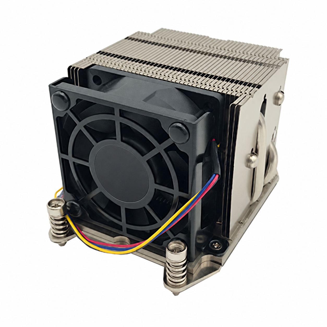 COOLSERVER LGA2011 2UR16 CPU Cooler Air Cooling Silent Two Ball Bearing Fan 4 Heat Pipes Copper Aluminum Computer Case TDP 150W
