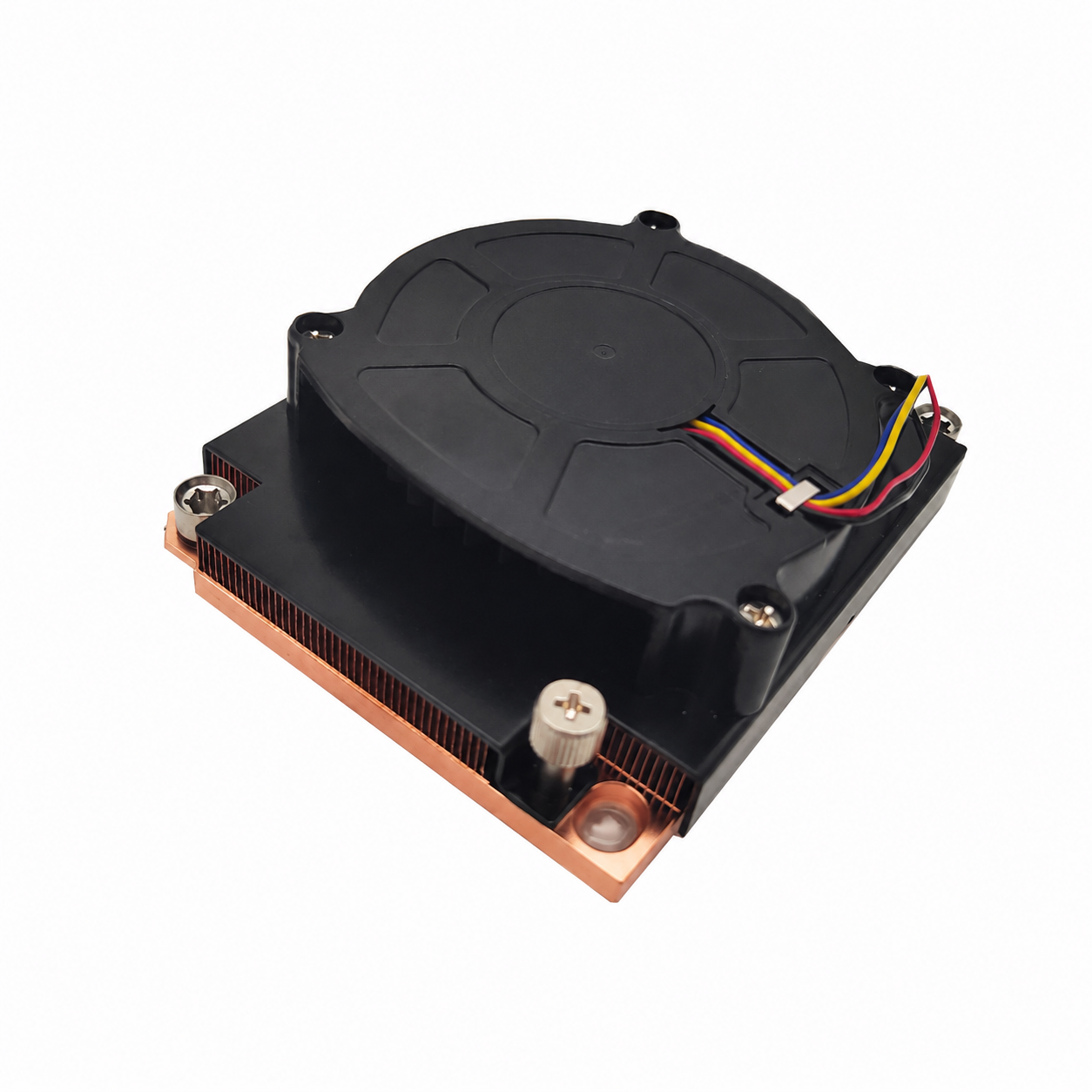 COOLSERVER 1U Copper Bottom Heat Plate Air Cooling Computer Host Server LGA3647 Platform Radiator CPU Fan Heatsink PC Material