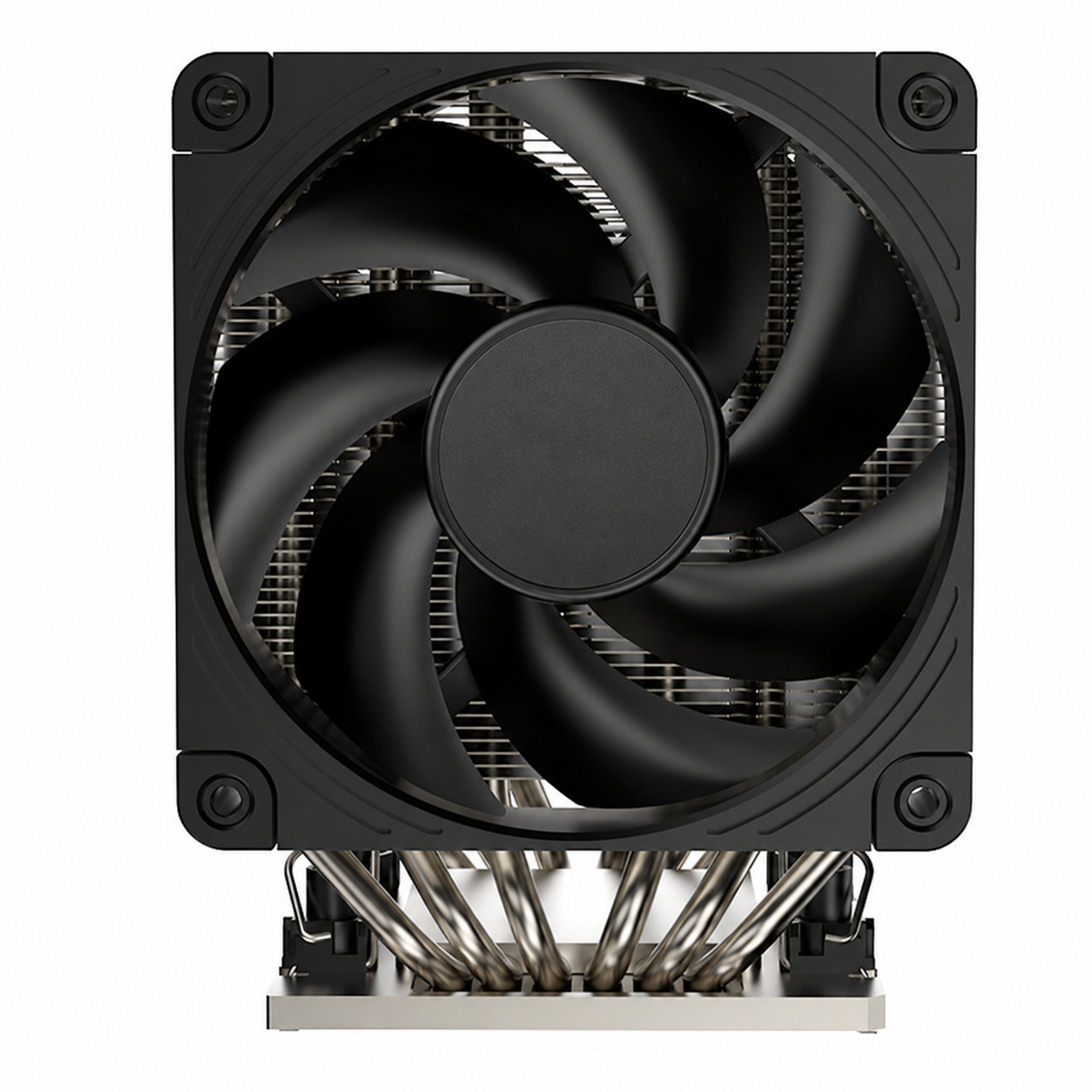 COOLSERVER LGA7529 4UM99 Server CPU Heatsink 6 Heat Pipes Copper Aluminum Bottom Two Ball Bearing PWM 12V DC Fan Computer Case