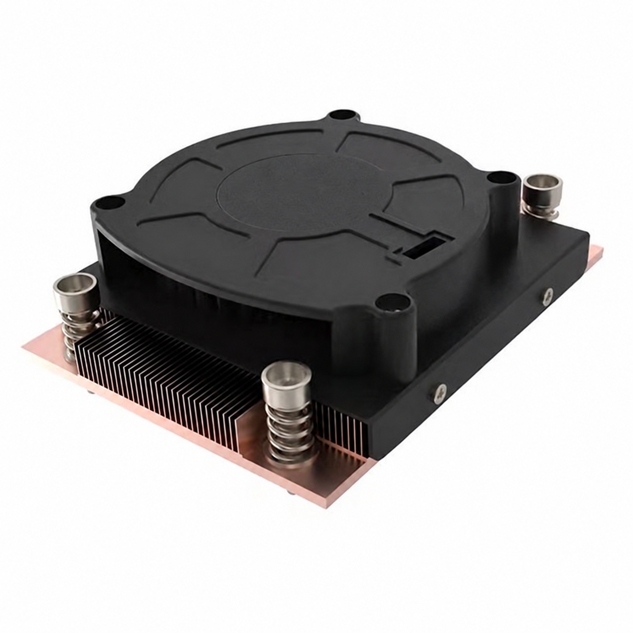 COOLSERVER CS-AM5-1U3C Active Desktop Computer Server CPU Radiator Temperature Control Fan Copper AM5 Air Cooling Computer Case