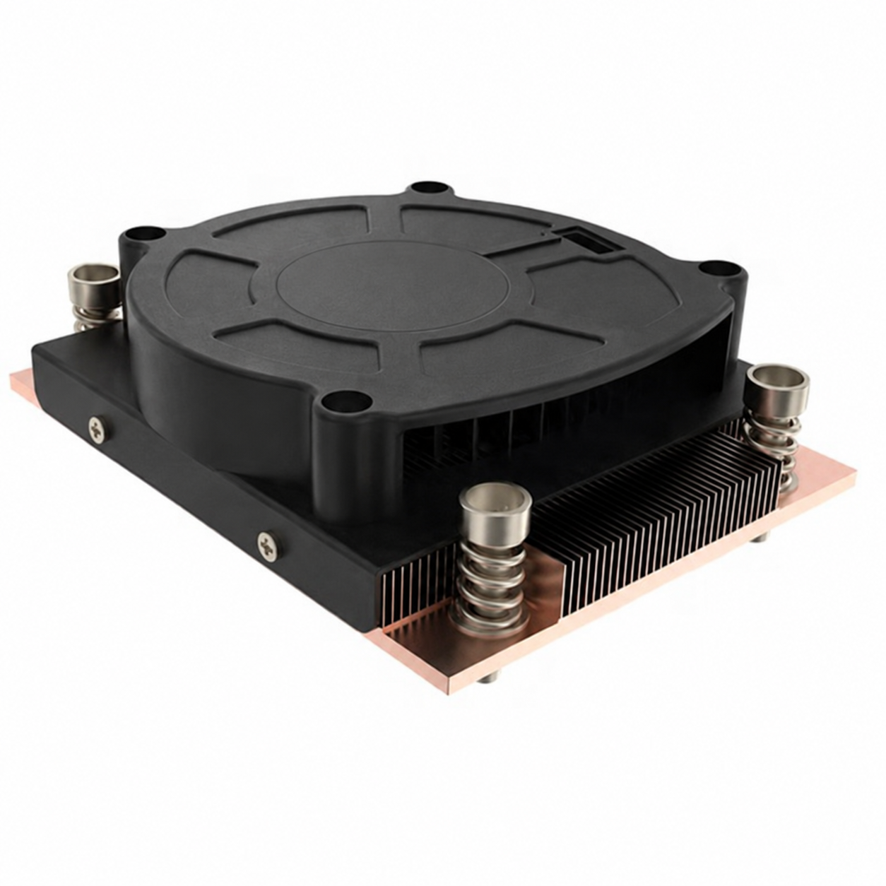 COOLSERVER CS-AM5-1U3C Active Desktop Computer Server CPU Radiator Temperature Control Fan Copper AM5 Air Cooling Computer Case