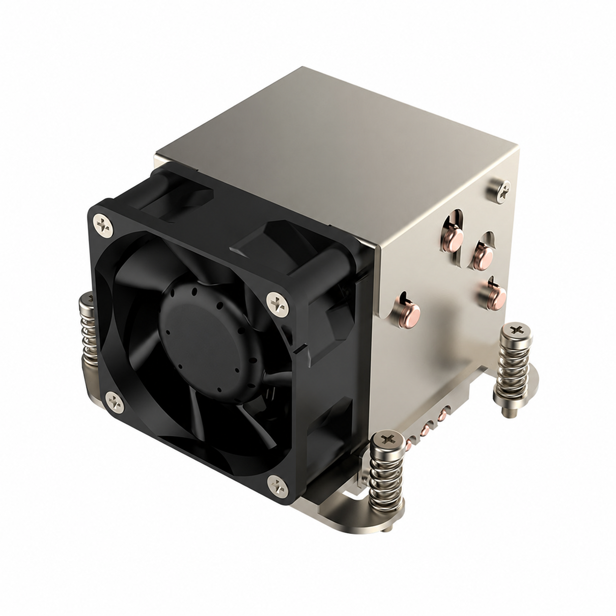 Coolserver CS-AM5-2UR64 AM5 CPU Server Radiator 4 Heat Pipe 2U 4pin Silent 34.50CFM Copper Aluminum Two Ball Bearing TDP 160W