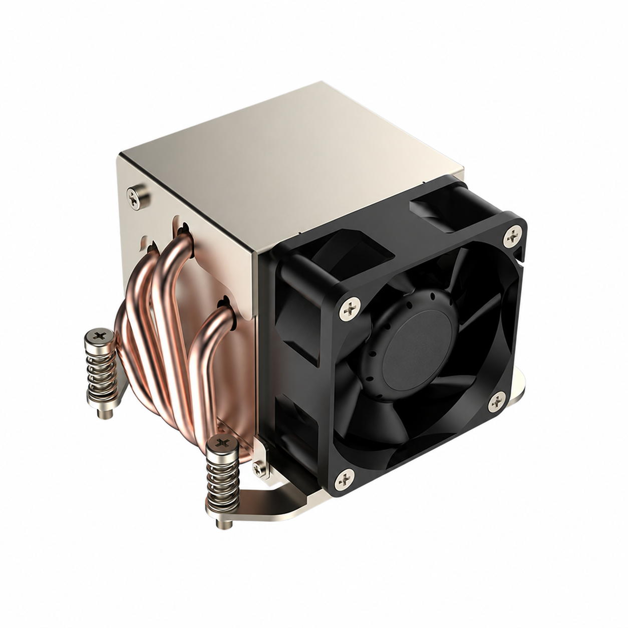Coolserver CS-AM5-2UR64 AM5 CPU Server Radiator 4 Heat Pipe 2U 4pin Silent 34.50CFM Copper Aluminum Two Ball Bearing TDP 160W