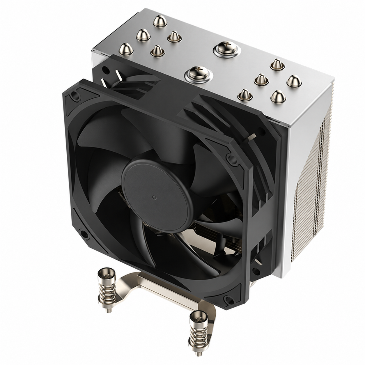 COOLSERVER CS-AM5-4UR23-T Desktop Computer Server AM5 5 Heat Pipe Copper CPU Radiator Cooler Fan Ball Bearing TDP 210W Case