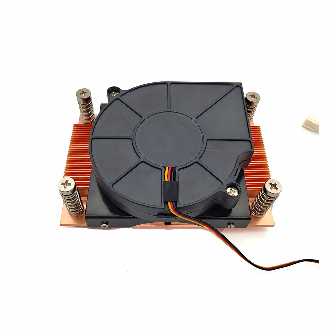 COOLSERVER 1U Active Desktop Computer CPU Radiator Temperature Control Fan Multi-platform Pure Copper AM4 Air Cooling