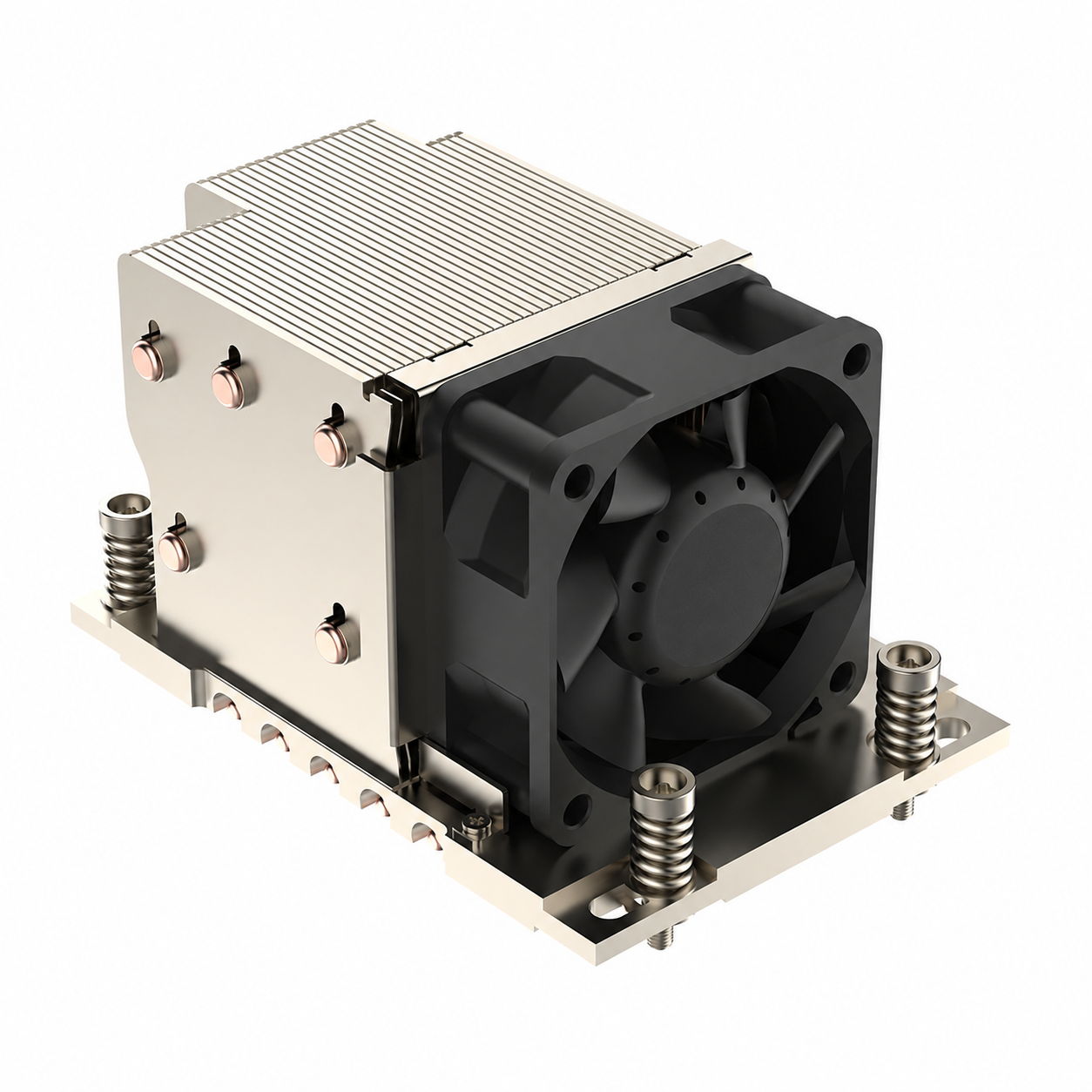 Multi-Platform Heat Sink 5 Heat Pipes New 2U Server Air CPU Cooler Cooling Computer Radiator Copper Bottom for SP6 AMD TDP 350W