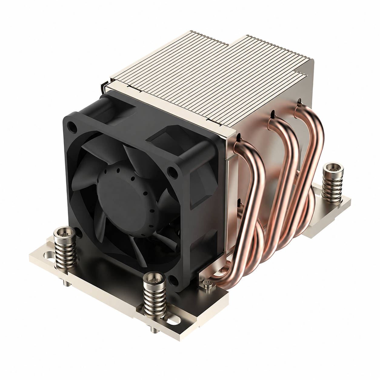 Multi-Platform Heat Sink 5 Heat Pipes New 2U Server Air CPU Cooler Cooling Computer Radiator Copper Bottom for SP6 AMD TDP 350W